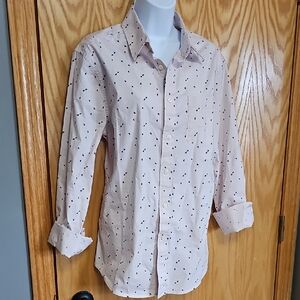 Goodfellow & Co Light Pink Patterned Button Down Shirt
